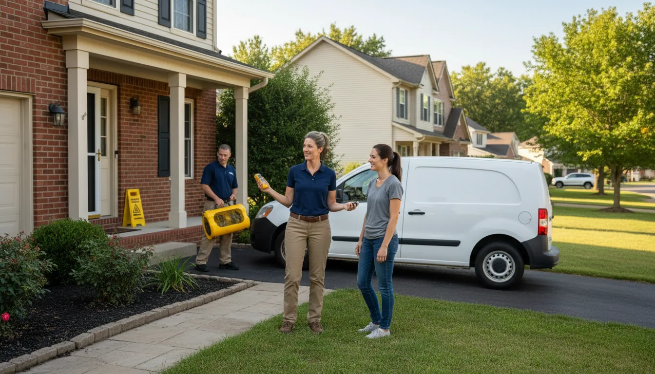 Residential water damage restoration in Mcgill, NV